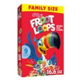 (3 pack) Kellogg's Froot Loops Breakfast Cereal, Kids Cereal, Family ...