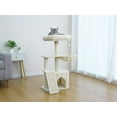 thumbnail image 3 of Home4Cat 4-Level Multi-Functional Cat Tree with Sisal Scratching Post and Sisal Ramp, 3 of 10
