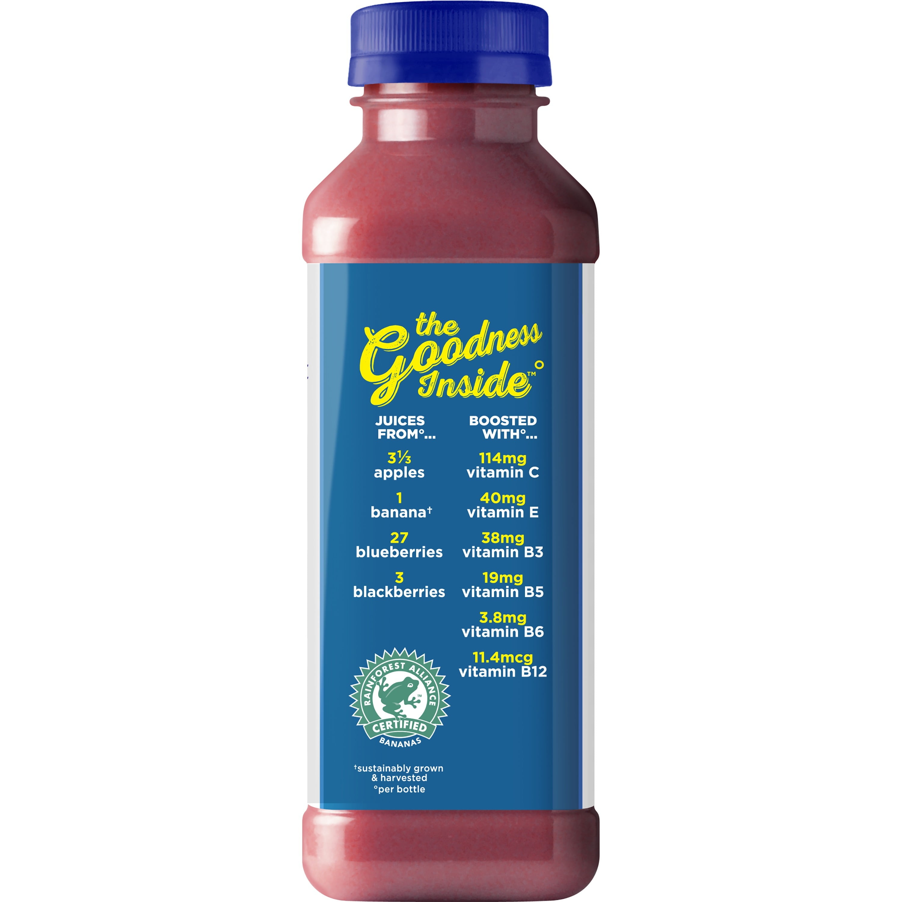 Naked Blue Machine Smoothie, 300ml : Drinks fast delivery by App