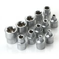 thumbnail image 4 of 34Pcs Torx Socket Set Triple Square Socket Set Torx Bit Socket Set Star Bit Set Male Female Set, 4 of 7