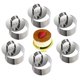 thumbnail image 2 of Anillo de mousse ONEDONE Tortenring Edelstahl Kuchenform mit Schieber, 8 cm Durchmesser, 6 Stück (Runde) Ormromra MZQ-0844, 2 of 8