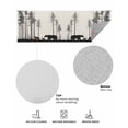 thumbnail image 6 of Abstract Front Door Mat Forest Walking Bear Family Pine Tree Silhouette Welcome Doormat Indoor Outdoor Entrance Floor Mat Non-Slip Washable Runner Rug for Front Porch Decor 20x47 Inch, 6 of 6