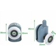 thumbnail image 2 of 25mm Sliding Shower Door Rollers, Smooth-Cast Wheels for Bathroom Cabin 8-Pack, 2 of 5