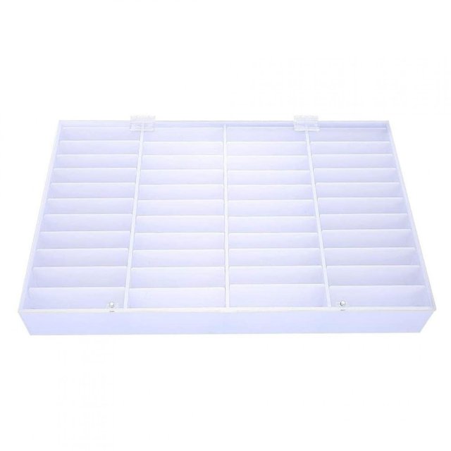 ATTOE Empty Nail Tips Storage Box Clear Nail Art Decoration Container Fake Nail Display Case-0813