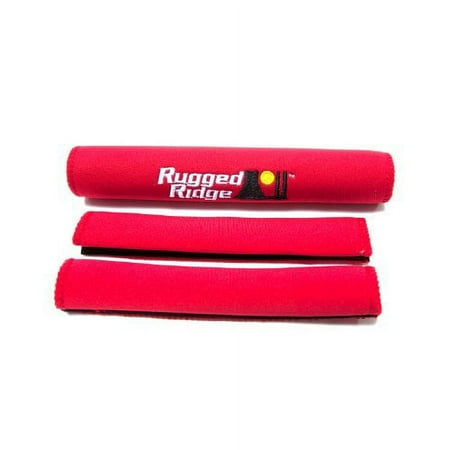 Rugged Ridge 13305. 53 Neoprene Door And Grab Handle Covers, Red, 97-06 Jeep Wrangler TJ Fits select: 1997-2006 JEEP WRANGLER / TJ
