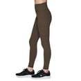 thumbnail image 2 of Avalanche Women's Outdoors Workout High Impact Squat Proof High Waist Full Length Cargo Pocket Legging Walnut Brown XS, 2 of 5