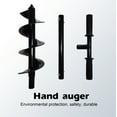 thumbnail image 5 of Handheld Manual Digger Post Hole Drill Bit Spiral Garden Ground Auger, 5 of 5