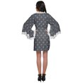 thumbnail image 4 of Moomaya Cotton Womens&nbsp;Robe&nbsp;Dressing&nbsp;Gown&nbsp;Printed Short Bridal Shower&nbsp;Robes, 4 of 6