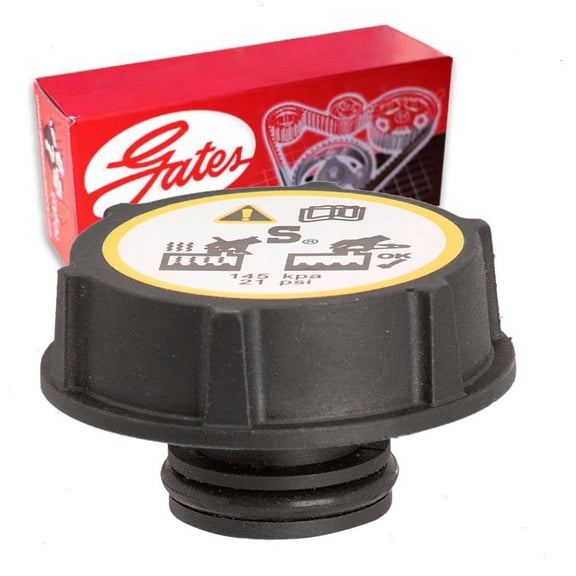 Gates Engine Coolant Reservoir Cap compatible with Ford Transit-350 3.2L 3.5L 3.7L L5 V6 2015-2019