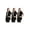 Black-Black-Black, variant on Women's Casual Short Sleeve Lightweight Loose Fit Solid Stretch Cardigan (Pack of 3)