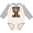 thumbnail image 3 of Inktastic Dog Boxer Squad Boys or Girls Long Sleeve Baby Bodysuit, 3 of 5