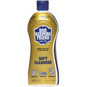 Bar Keepers Friend Soft Cleanser Liquid 13 oz Multipurpose Cleaner & Rust Stain Remover for Stainless Steel Sinks and Countertops, Porcelain and Ceramic Tile, Copper, Brass, and More (1)