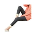 thumbnail image 5 of Qiylii Women Simple Style Plush Tights, Applique Pattern High Waist Leggings, 5 of 9