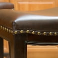 thumbnail image 2 of Noble House Santina Indoor Wood 18.5" Counter Stools, Set of 2, Brown, 2 of 5