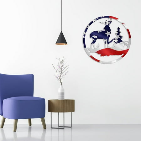 

Cptfadh Hanging Snowflakes from Ceiling Metal Iron Craft Pendant Home Room Background Wall Decoration Holiday Party Gift Decorations