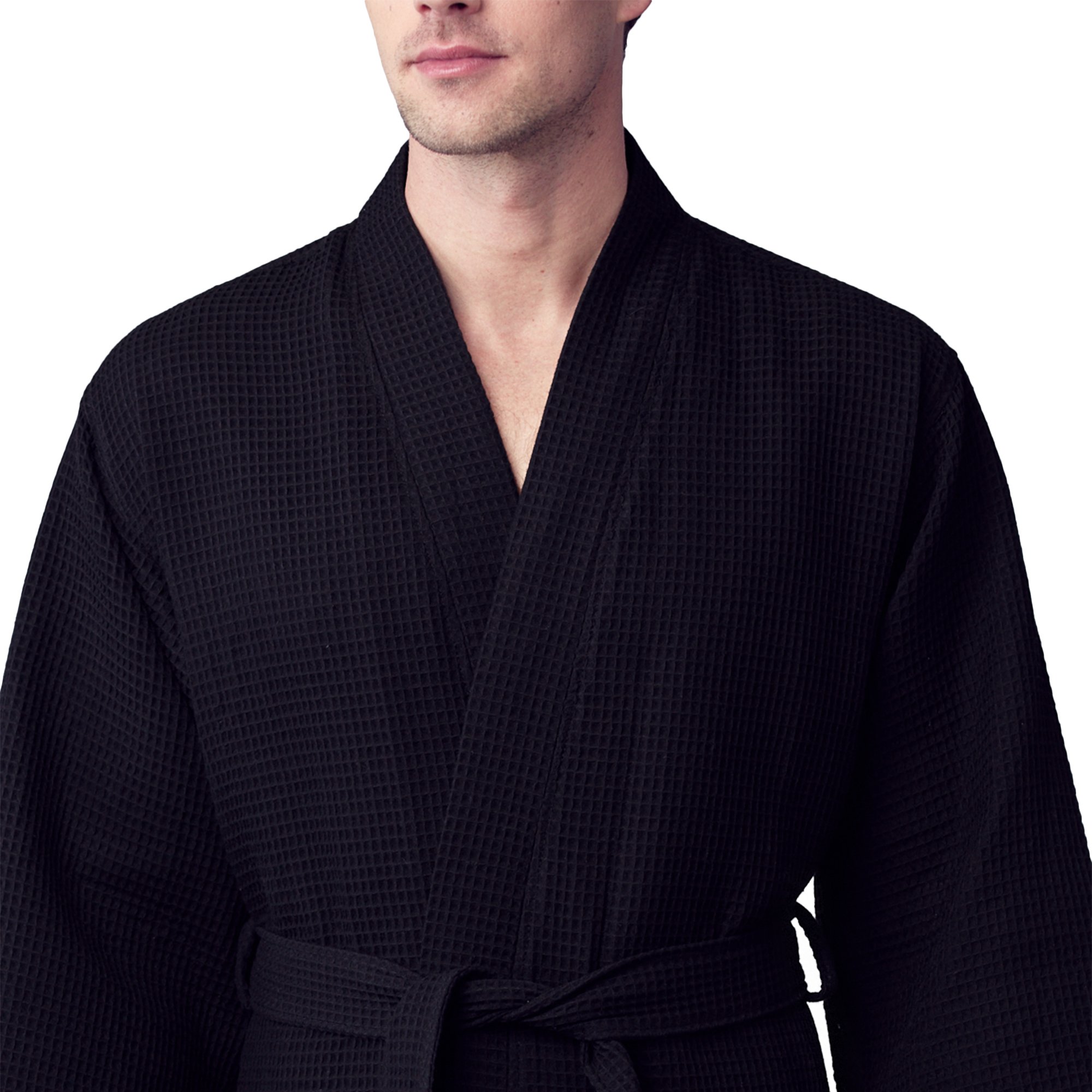 mens waffle bathrobes uk