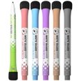 thumbnail image 1 of GFDYREE 6 PCS Whiteboard Pens with Magnetic Eraser Cap, Fine Tip Dry Erase Pens, Colorful Whiteboard Markers Pens, Low-Odor Non-Toxic Whiteboard Markers for School Office Blackboard Windows, 1 of 7