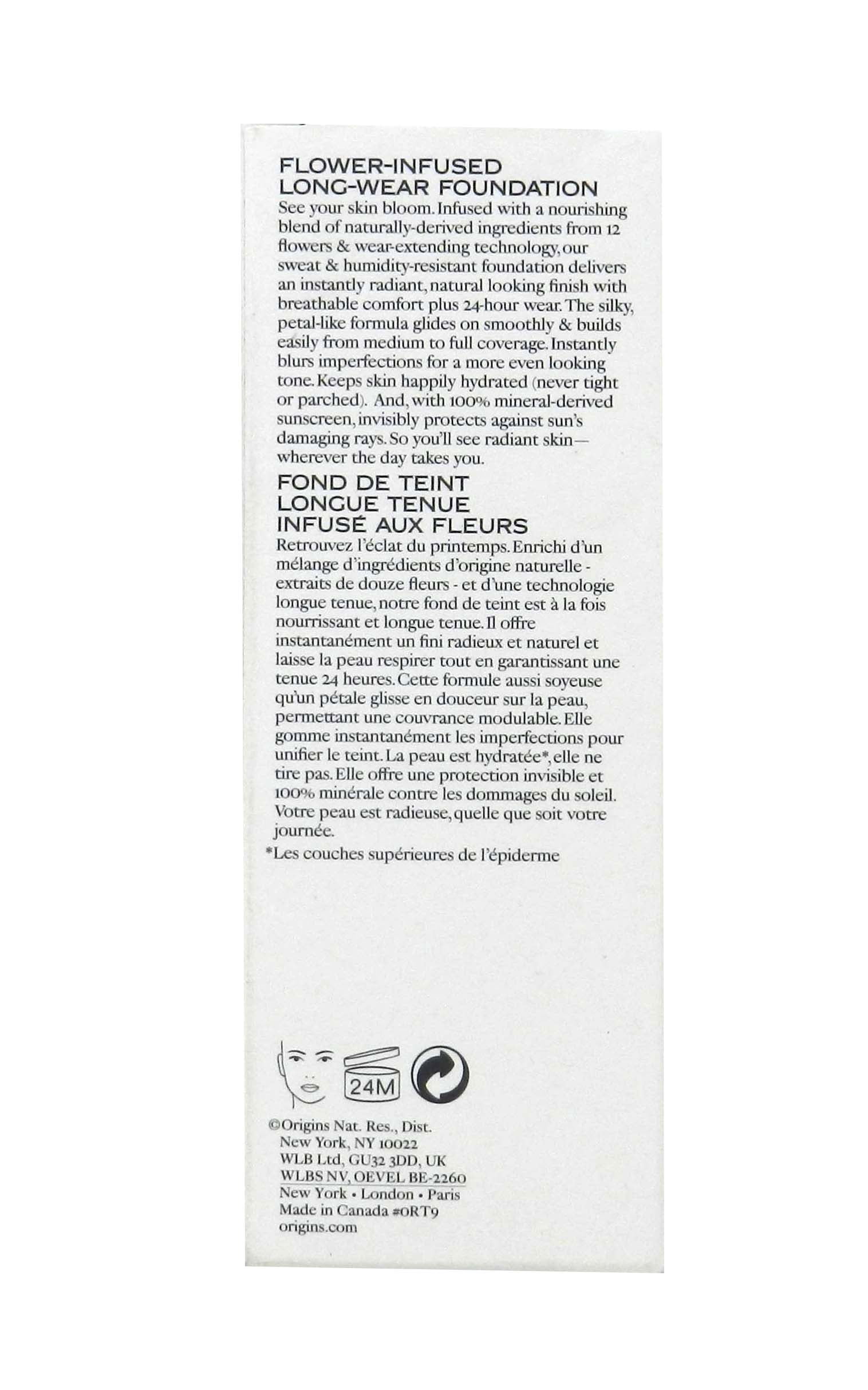 ORIGINS/PRETTY IN BLOOM FLOWER-INFUSED LONG-WEAR FOUNDATION (640) 1.0 OZ