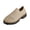 Khaki, variant on Women's Knit Rhinestone Platform Sneakers Breathable Mesh Round Toe Slip On Lug Sole Loafers Lightweight Walking Sport Casual Shoes