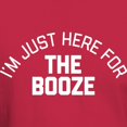 thumbnail image 3 of CafePress - I'm Just Here For The Booze Dark T Shirt - Men's Classic Graphic Cotton T-Shirt, 3 of 4