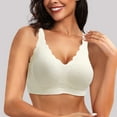 thumbnail image 2 of Women Comfort Plus Size Unpadded Lace Underwire Bra Adjustable Straps Breathable Soft Support Everyday Wear Seamless Design, 2 of 2