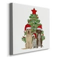 thumbnail image 2 of Christmas Des - Dog Trio Christmas Tree- Gallery Wrapped Canvas, 2 of 9