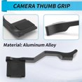 thumbnail image 4 of X-T50 Camera Thumb Handle Grip with Built-in Cold Shoe Mount Protects Hot Shoe Comfortable Grip for, 4 of 5