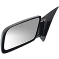 thumbnail image 4 of For GMC Safari 2000 01 02 03 04 2005 Door Mirror Driver Side | Manual Glass | Non-Heated | Manual Folding | Paintable | Non-Towing | Replacement For GM1320158 | 955341, 15757377, 4 of 6