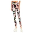 thumbnail image 2 of Calvin Klein Womens City Palm Pink Printed High-Waist Stretch Leggings Sz M $59, 2 of 4