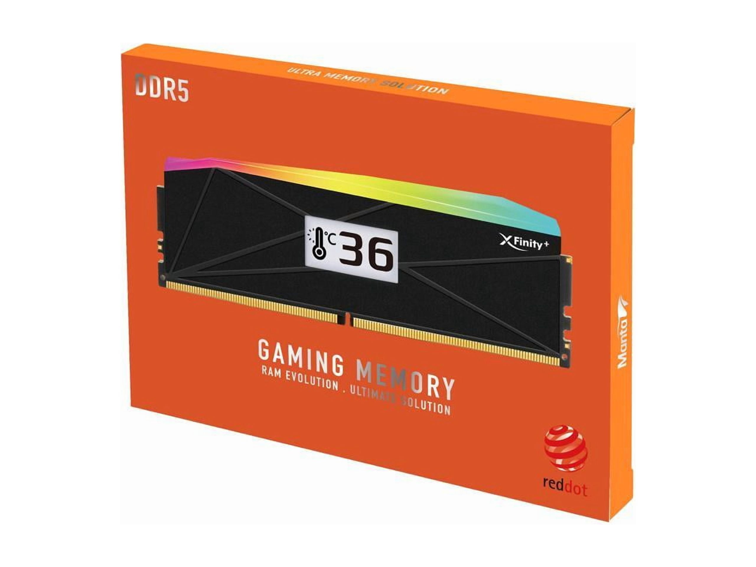 V-Color OTMXFAL3280840KWK 64GB DDR5 8000 Desktop Memory Kit OLED XFinity Plus RGB Black