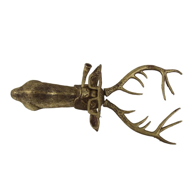 Waterproof Animal Head Wall Hanging Sculpture Ornament For Home Decor