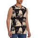 thumbnail image 2 of Balery French Bulldog Camisetas sin mangas para hombre, absorbe la humedad y protege contra el mal olor.-XX-Large, 2 of 7