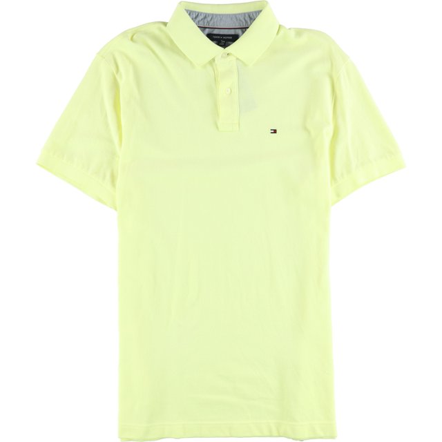 Tommy Hilfiger - Polo de rugby personalizado para hombre, color amarillo, extragrande