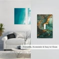 thumbnail image 2 of Zufioo Emerald Color Gold Marble Print Switch Wall Plate, Dustproof and Heat-resistant Decorative Wall Switch Cover, Suitable for Residential and Commercial Areas-Mid-size, 2 of 8