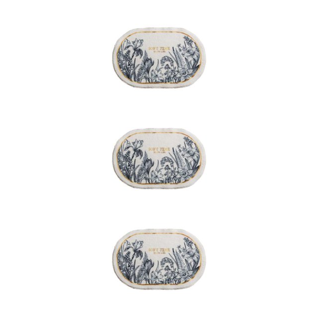 Youkk Bathroom Rugs Water Absorbent Floor Bath Mat Carpet Planter Oval 40x60cm 3Set