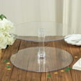 thumbnail image 4 of Efavormart 2 Tier 18 inch Acrylic Crystal Glass Clear Cupcake Dessert Decorating Stand For Birthday Xmas Party Wedding, 4 of 11