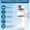 white, variant on 27 oz Dual Lid Sports Water Bottle with Straw & Spout, Leakproof BPA-Free Non-Toxic Reusable Plastic Hydration Bottle for Gym School Hiking Travel
