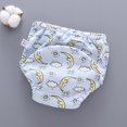 thumbnail image 1 of Pantalones de entrenamiento para bebés de algodón reutilizables impermeables de 6 capas, ropa interior corta infantil, pañales de tela para bebés, bragas para niños Tan Jianjun unisex, 1 of 2