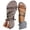 Grey, variant on Braided Sandals for Women Open Toe Fashion Slide Sandals Women Dressy Summer Flat Grey 36