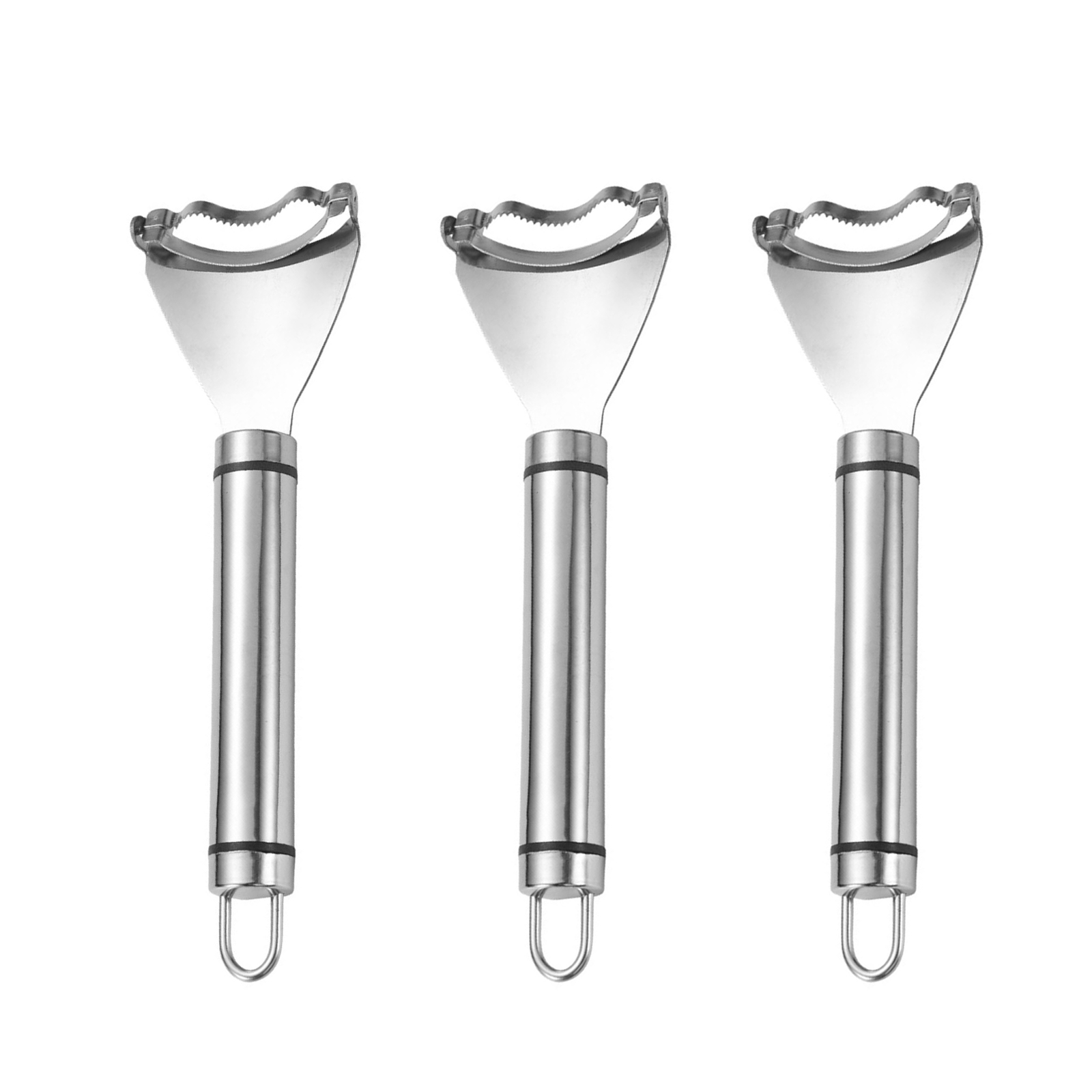 3 Pcs Stainless Steel Corn Peeler Scraper Corn Cob Stripper Tool for