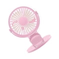 thumbnail image 1 of Tabletop Fan Low Noise Mini Portable Mini Portable Fans 360-degree Rotation USB Rechargeable Student Air Cooling for Bedroom Office School Pink, 1 of 7