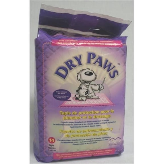 Midwest Container Beds - Dry Paws Training Pads 14 Pack-small - PPS14