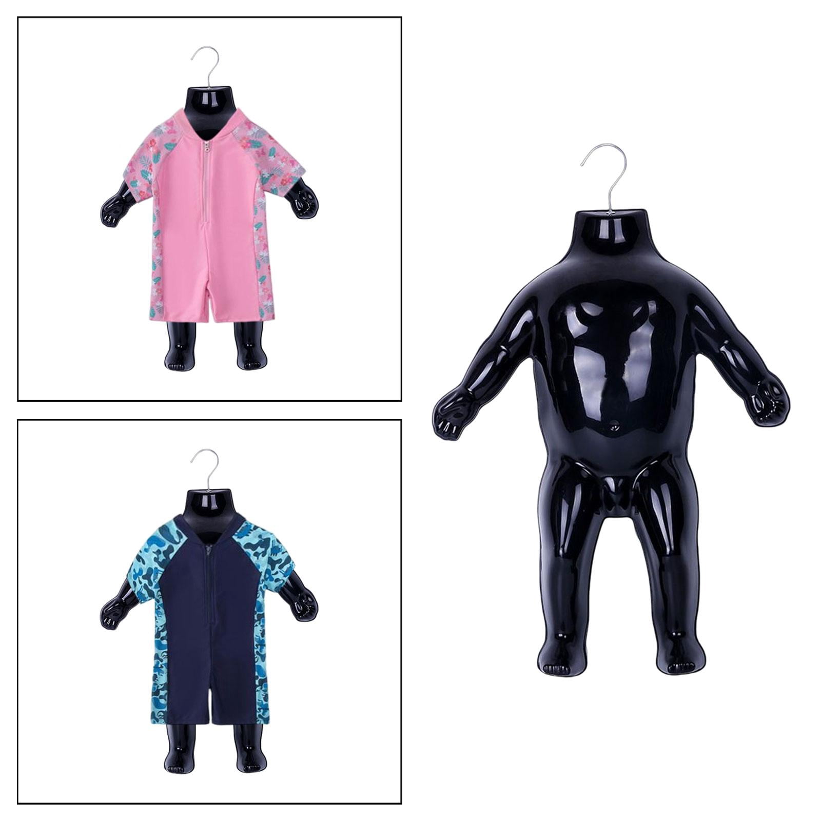 Zxpjkyu Kids Mannequin Clothes Pant Display 21.65" Height Kid Dress Form Black