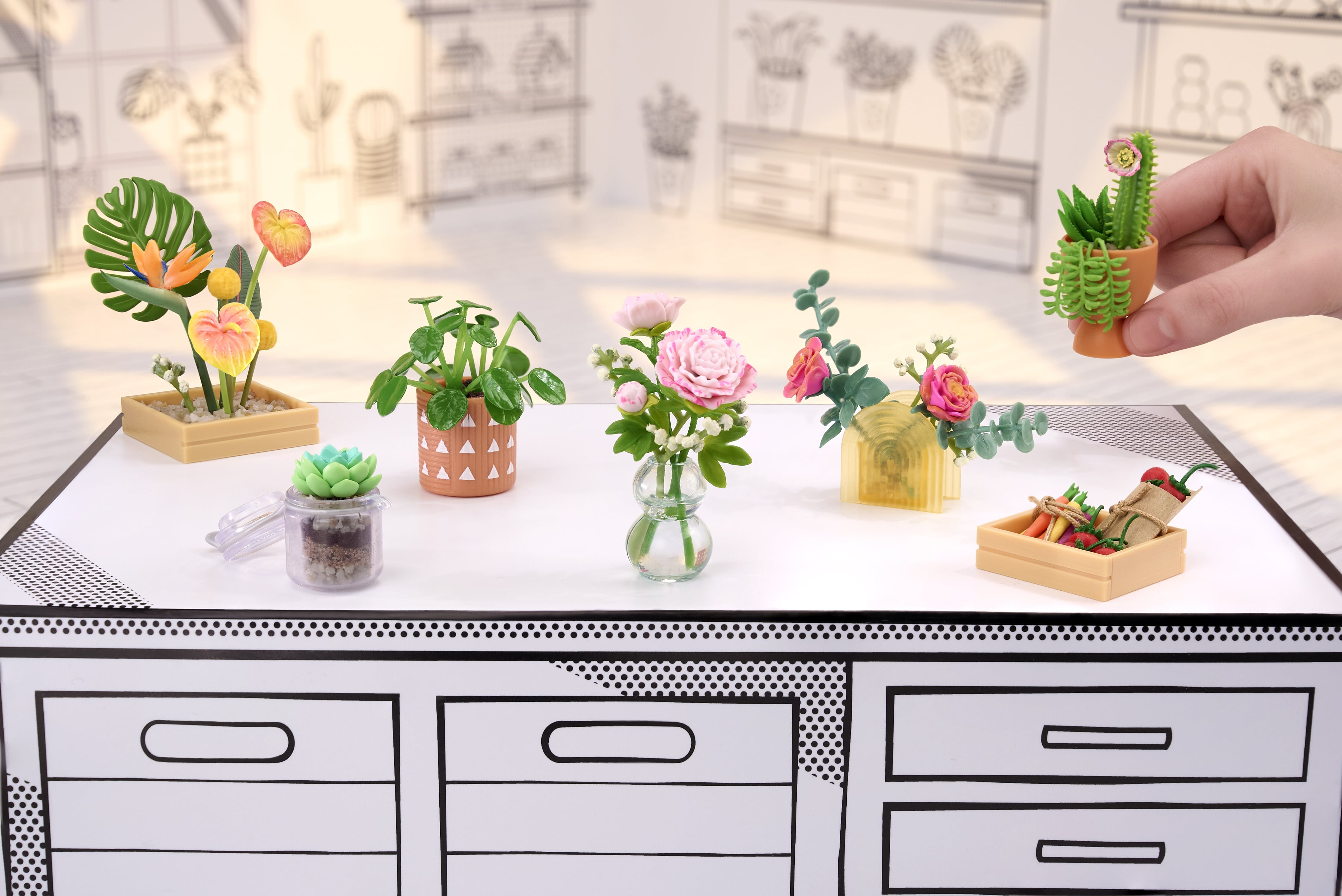 ミニバース ボタニカル マルチパック MGA's 花と植物 海外限定 fSZZ MGA's Miniverse Make It Mini Botanicals Mini Collectibles