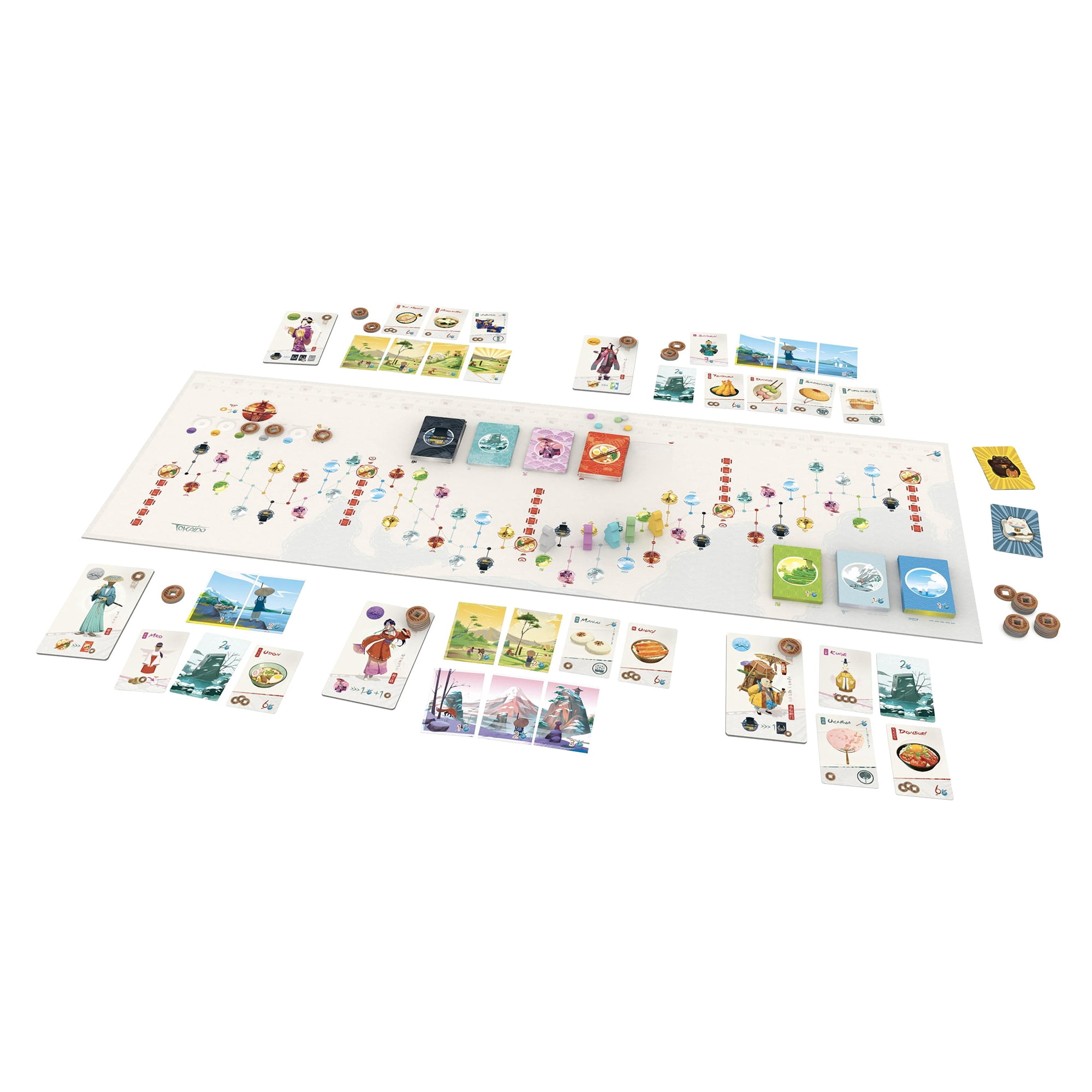 Tokaido: Base Game 10th Anniversary Edition - Exploration & Travel Adventure Board Game, Ages 8+
