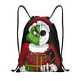 thumbnail image 1 of Goofa The Nightmare Before Christmas Print Drawstring Backpack Bag Sport Gym Sackpack Cinch Bags Drawstring Bags Draw String Sport Bag-Small, 1 of 6