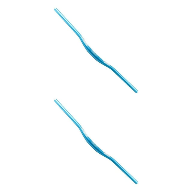 Youkk Premium Mountain Bike Handlebar 8mm DH High Rise Bar Excellent Performance Blue 2Set