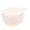 White, variant on Riousery Fruit Washing Bowl with Strainer and Lid Thickened Drain Basket Colander Storage Box for Kitchen Folding Handle White 7.9 x 4.5 inches Food Preparation Strainer