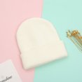 thumbnail image 1 of Gorro de punto para bebé de otoño e invierno, gorro de color caramelo para niños y niñas, gorro de lana rizado cálido de invierno, 1 of 5