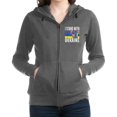 thumbnail image 1 of CafePress - I Stand With Ukraine Flag American Flag Sweatshirt - Women's Zip Hoodie, 1 of 1